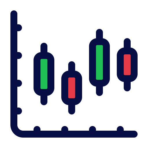 barras de gráfico Generic Outline Color icono