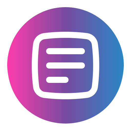 hauptmenü Generic Flat Gradient icon