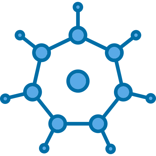 molecular Generic Blue Ícone