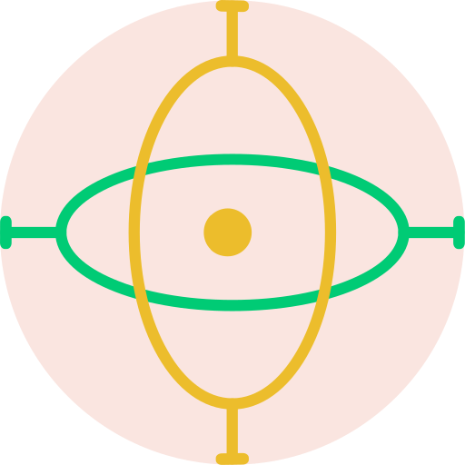 gyroscoop Generic Flat icoon