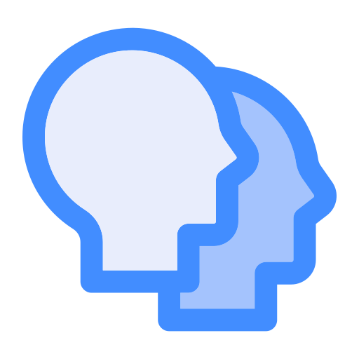 Heads Generic Blue icon