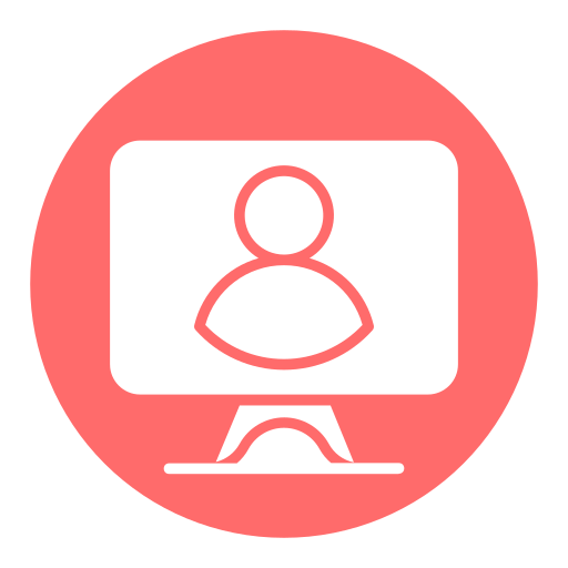 videoconferentie Generic Flat icoon