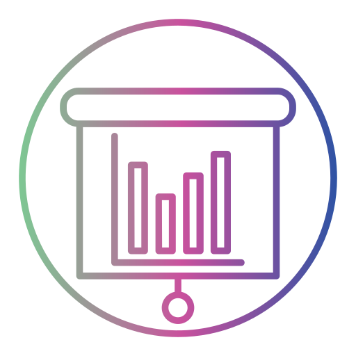 Presentation Generic Gradient icon