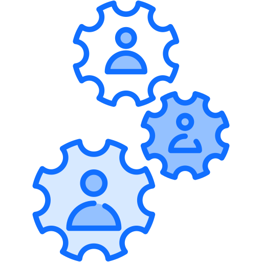 risorse umane Generic Blue icona