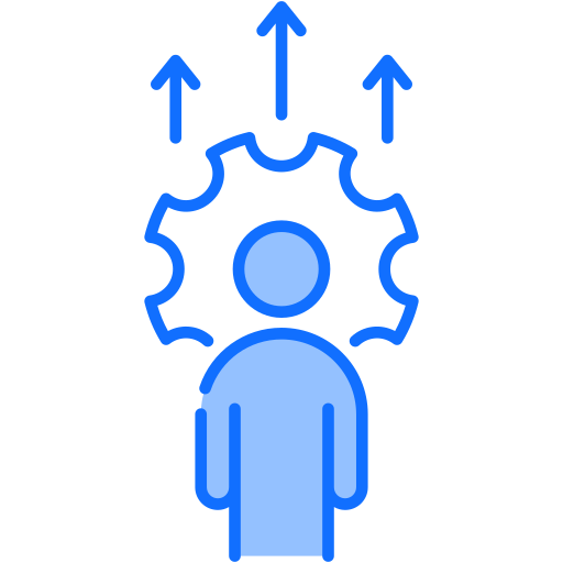 desarrollo personal Generic Blue icono