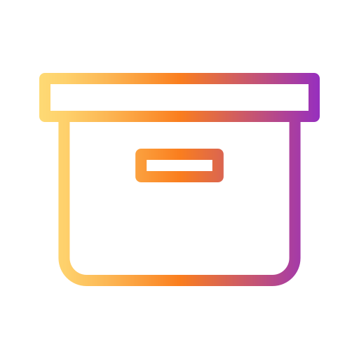 almacenamiento Generic Gradient icono