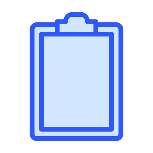 クリップボード Generic Blue icon