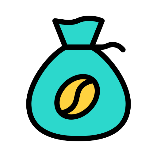 bolsa de cafe Generic Outline Color icono