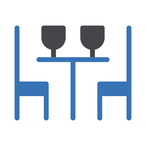 Dining table Generic Blue icon