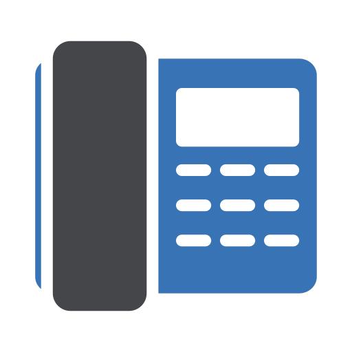 Landline Generic Blue icon