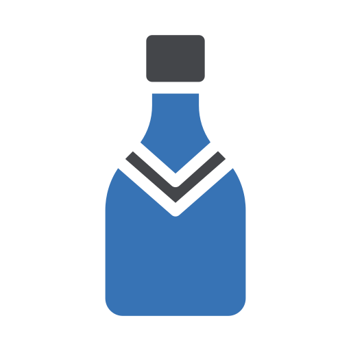 Wine bottle Generic Blue icon