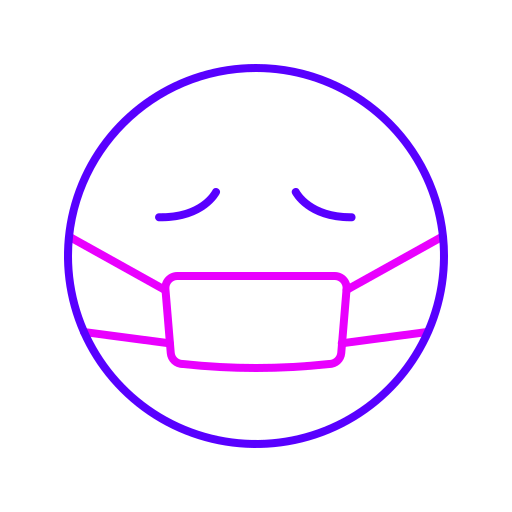 Face mask Generic Outline Color icon