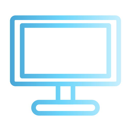 Desktop pc Generic Gradient icon