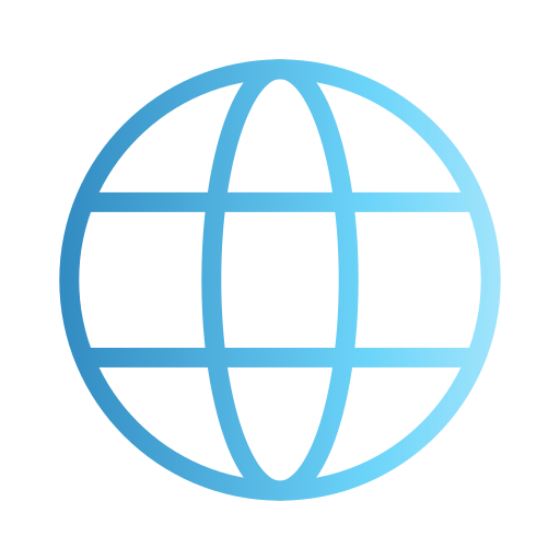 Globe network Generic Gradient icon