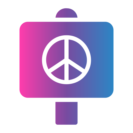 pacifisme Generic Flat Gradient icoon