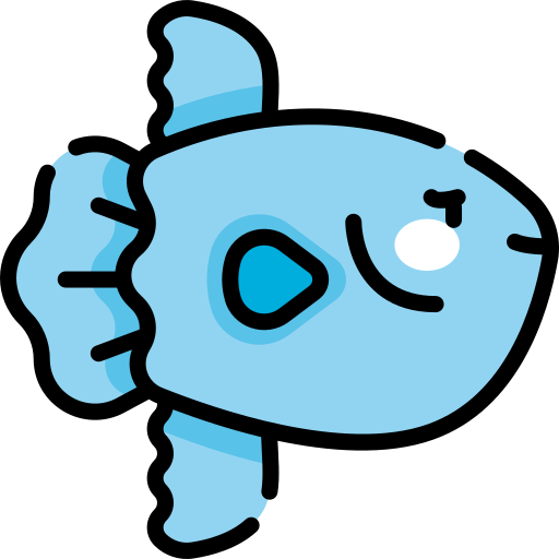 mondfisch Kawaii Lineal color icon