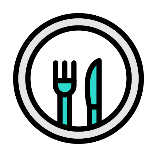 Cutlery Generic Outline Color icon