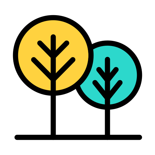 bomen Generic Outline Color icoon