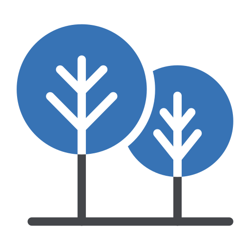 bomen Generic Blue icoon