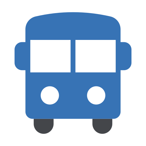 Bus Generic Blue icon