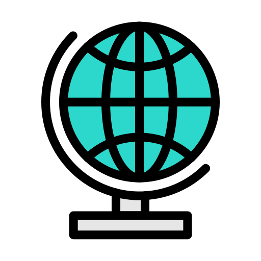 kula ziemska Generic Outline Color ikona