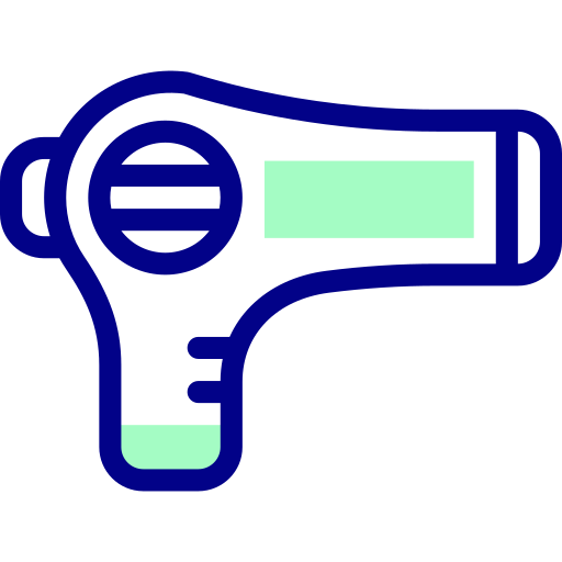 Hair dryer Detailed Mixed Lineal color icon
