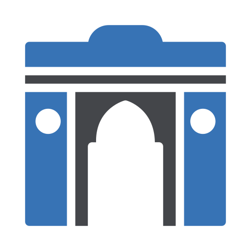 Gate of india Generic Blue icon