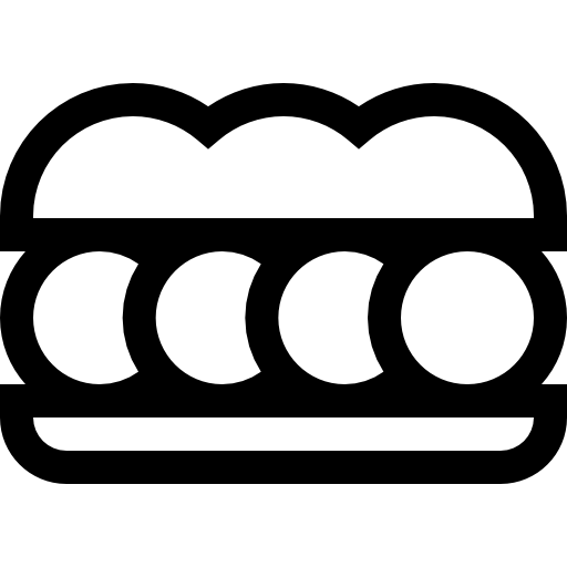 kanapka Basic Straight Lineal ikona