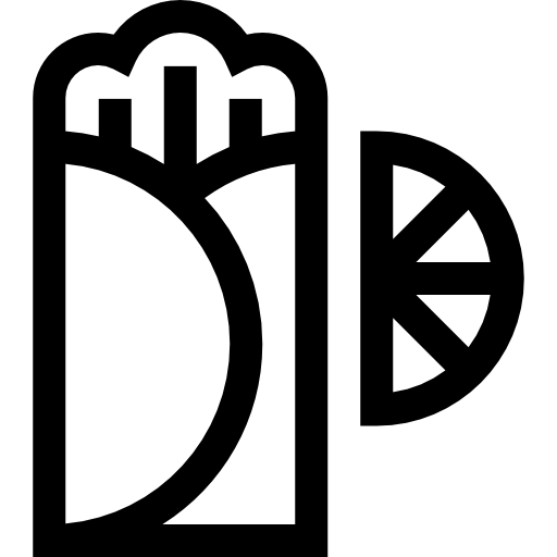 fajita Basic Straight Lineal icon
