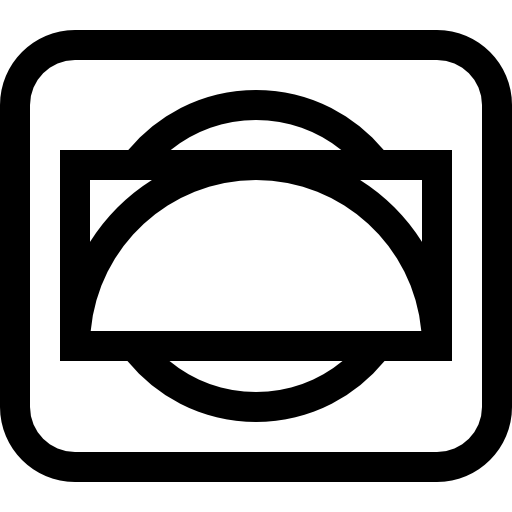 crêpe Basic Straight Lineal icona