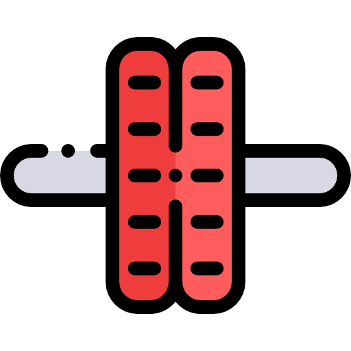 pesa Detailed Rounded Lineal color icono