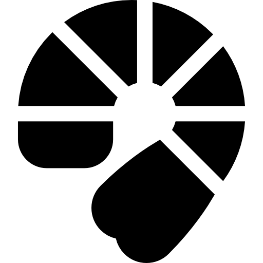 gamba Basic Straight Filled icono