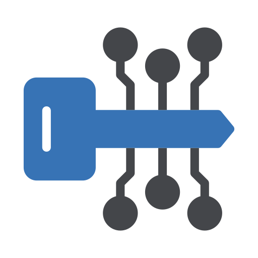 디지털 키 Generic Blue icon