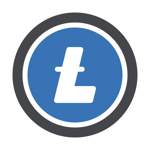litecoin Generic Blue icono