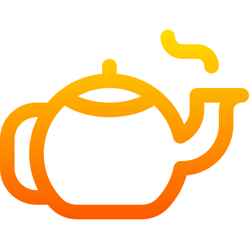 Teapot Basic Gradient Lineal color icon