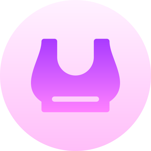 Sports bra Basic Gradient Circular icon