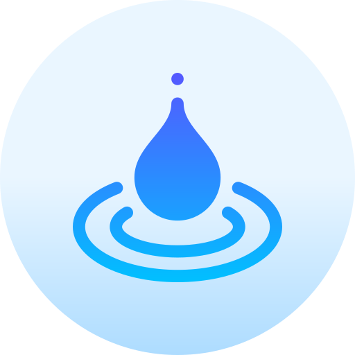 Droplet Basic Gradient Circular icon