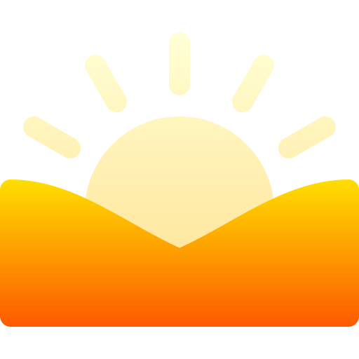 Sunrise Basic Gradient Gradient icon