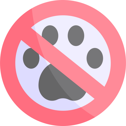 動物禁止 Kawaii Flat icon