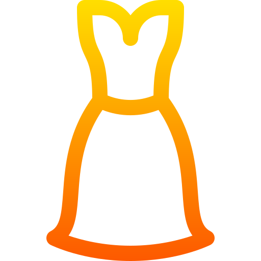 Dress Basic Gradient Lineal color icon