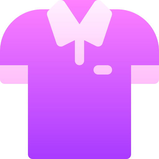 Polo shirt Basic Gradient Gradient icon