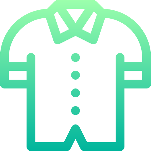 Shirt Basic Gradient Lineal color icon