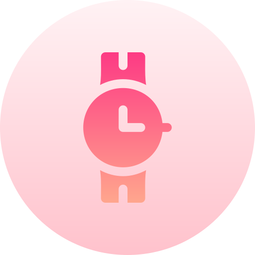 zegarek na rękę Basic Gradient Circular ikona