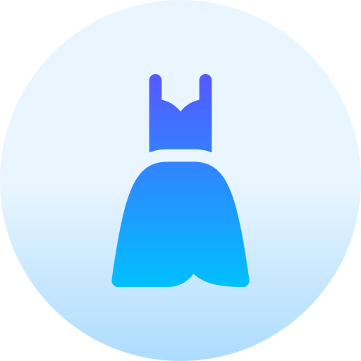 드레스 Basic Gradient Circular icon