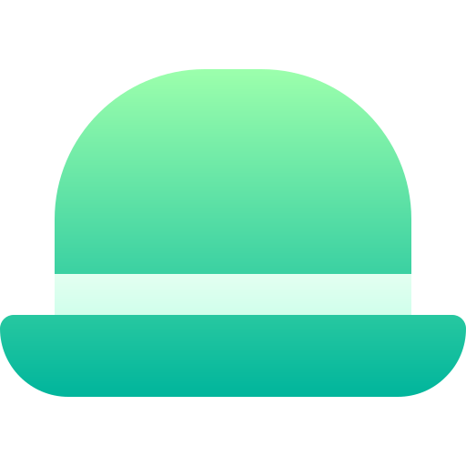 トップハット Basic Gradient Gradient icon