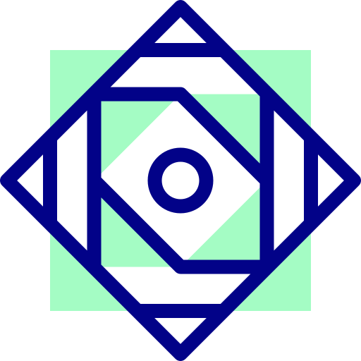 geometria Detailed Mixed Lineal color icona