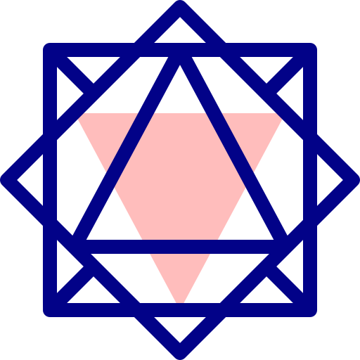 geometria Detailed Mixed Lineal color icona