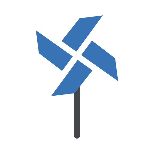 Pinwheel Generic Blue icon