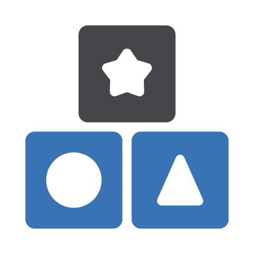 Игрушечные блоки Generic Blue иконка