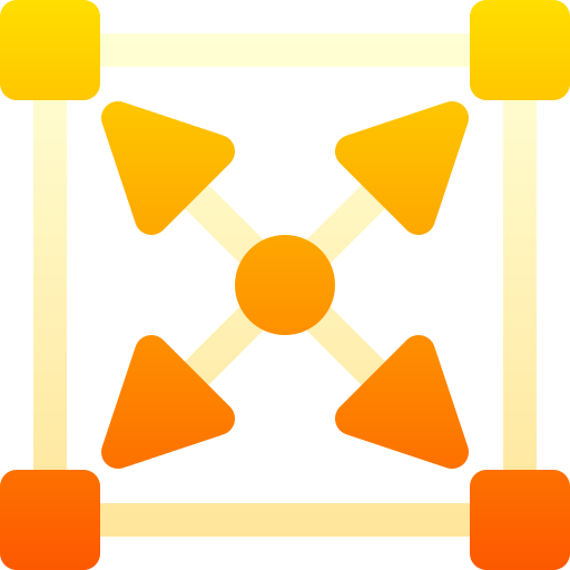 keuzeschakelaar verplaatsen Basic Gradient Gradient icoon